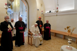 8-Apostolische Reise nach Malta: Gebetsbegegnung 