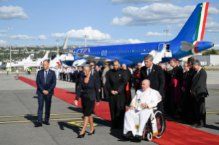 4-Viaggio Apostolico a Marsiglia: Accoglienza ufficiale  