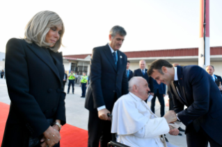 3-Viaje Apostólico a Marsella: Ceremonia de despedida