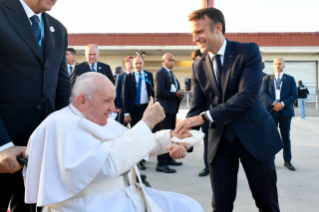 4-Viaje Apostólico a Marsella: Ceremonia de despedida