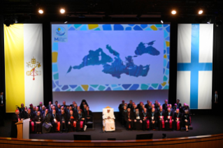 8-Apostolic Journey to Marseille: Final Session of the “Rencontres Méditerranéennes”  