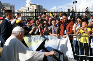 5-Apostolische Reise in die Mongolei: Begegnung mit Bischöfen, Priestern, Missionaren, Personen des geweihten Lebens und pastoralen Mitarbeitern 