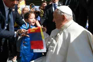 2-Viagem Apostólica à Mongólia: Cerimônia de despedida 