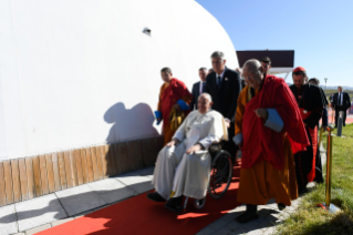 12-Apostolic Journey to Mongolia: Ecumenical and Interreligious Meeting  