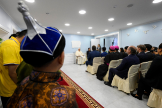 2-Voyage apostolique en Mongolie : Rencontre avec les travailleurs de la charité et inauguration de la Maison de la Miséricorde 