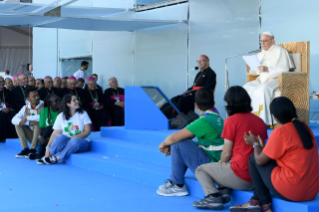 21-Voyage apostolique au Portugal : Cérémonie d'accueil 