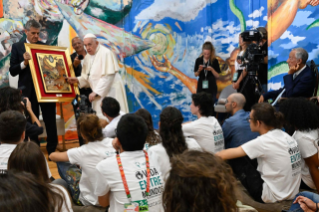 11-Viaje apostólico a Portugal: Encuentro con los jóvenes de Scholas Occurrentes