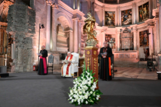 7-Viaje apostólico a Portugal: Vísperas con los obispos, sacerdotes, diáconos, consagrados, consagradas, seminaristas y agentes pastorales