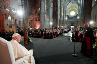 12-Viaje apostólico a Portugal: Vísperas con los obispos, sacerdotes, diáconos, consagrados, consagradas, seminaristas y agentes pastorales