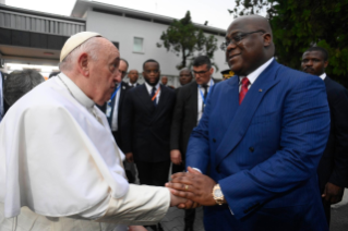 9-Viaje apostólico a la República Democrática del Congo: Encuentro con las autoridades, la sociedad civil y el Cuerpo Diplomático