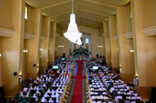 14-Viagem Apostólica ao Sudão do Sul: Encontro com os Bispos, os Sacerdotes, os Diáconos, os Consagrados, as Consagradas e os Seminaristas