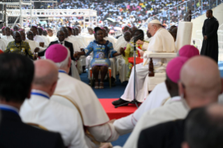 0-Viaggio Apostolico nella Repubblica Democratica del Congo: Incontro con i giovani e con i catechisti 