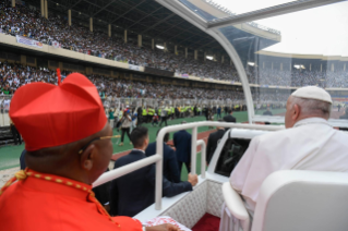 10-Viagem Apostólica à República Democrática do Congo: Encontro com os jovens e os catequistas 