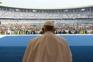 11-Viaje apostólico a la República Democrática del Congo: Encuentro con los jóvenes y los catequistas