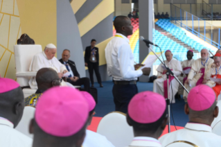 18-Viaje apostólico a la República Democrática del Congo: Encuentro con los jóvenes y los catequistas