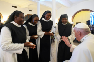 15-Apostolic Journey to the Democratic Republic of Congo: Meeting with Representatives from some Charities  