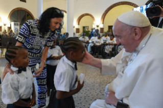 16-Apostolic Journey to the Democratic Republic of Congo: Meeting with Representatives from some Charities  