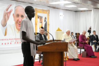 10-Apostolic Journey to South Sudan: Meeting with internally displaced Persons