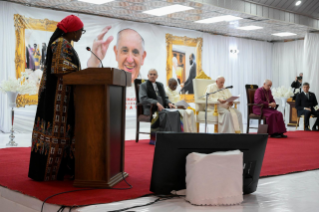 11-Viaje apostólico a Sudán del Sur: Encuentro con los desplazados internos