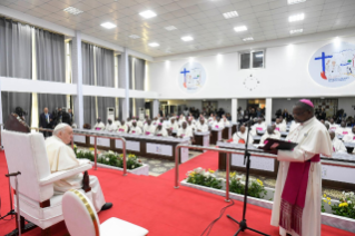 3-Apostolic Journey to the Democratic Republic of Congo: Meeting with Bishops  