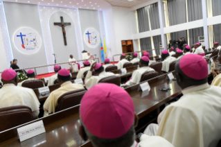 7-Apostolic Journey to the Democratic Republic of Congo: Meeting with Bishops  