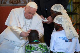 3-Viaje apostólico a la República Democrática del Congo: Encuentro con las víctimas del este del país