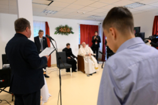 4-Apostolic Journey to Hungary: Visit to the Children of the “Blessed László Batthyány-Strattmann” Institute