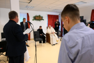 4-Apostolic Journey to Hungary: Visit to the Children of the “Blessed László Batthyány-Strattmann” Institute 