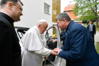 12-Apostolische Reise nach Ungarn: Besuch bei den Kindern des Instituts "Seliger Ladislaus Batthyány-Strattmann"