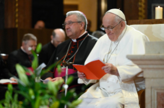 17-Viaje apostólico a Hungría: Encuentro con los obispos, sacerdotes, diáconos, consagrados, consagradas, seminaristas y agentes pastorales