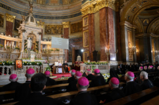20-Viagem Apostólica à Hungria: Encontro com os Bispos, os Sacerdotes, os Diáconos, os Consagrados, as Consagradas, os Seminaristas e os Agentes da Pastoral 