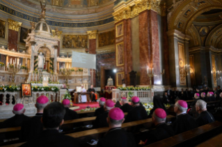 20-Apostolische Reise nach Ungarn: Begegnung mit Bischöfen, Priestern, Diakonen, Personen des geweihten Lebens, Seminaristen und Pastoralarbeitern 