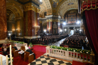 26-Apostolische Reise nach Ungarn: Begegnung mit Bischöfen, Priestern, Diakonen, Personen des geweihten Lebens, Seminaristen und Pastoralarbeitern 