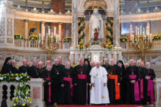 30-Apostolic Journey to Hungary: Meeting with Bishops, Priests, Deacons, Consecrated Persons, Seminarians and Pastoral Workers  