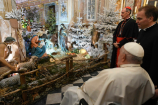 21-Viagem Apostólica a Ajácio: Oração do Ângelus com os Bispos, Sacerdotes, Diáconos, Consagrados e Consagradas e Seminaristas