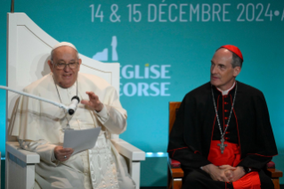 7-Apostolic Journey to Ajaccio: Closing Session of the “La Religiosité Populaire en Méditerranée” Congress