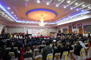 5-Viaje apostólico a Timor Oriental: Encuentro con las autoridades, la sociedad civil y el cuerpo diplomático  