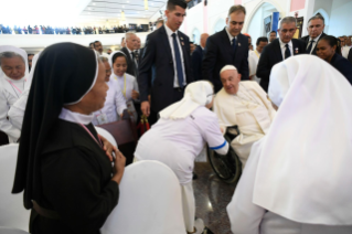 3-Viaggio Apostolico a Timor Leste: Incontro con i Vescovi, i Sacerdoti, i Diaconi, i Consacrati, le Consacrate, i Seminaristi e i Catechisti  