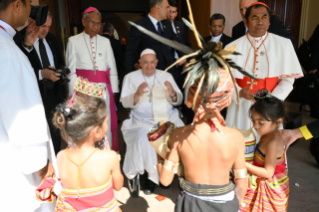 9-Viaggio Apostolico a Timor Leste: Incontro con i Vescovi, i Sacerdoti, i Diaconi, i Consacrati, le Consacrate, i Seminaristi e i Catechisti  
