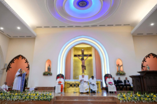 11-Viaggio Apostolico a Timor Leste: Incontro con i Vescovi, i Sacerdoti, i Diaconi, i Consacrati, le Consacrate, i Seminaristi e i Catechisti  