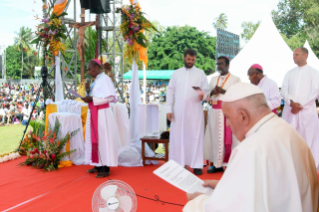 17-Apostolic Journey to Papua New Guinea: Meeting with the Faithful of the Diocese of Vanimo  