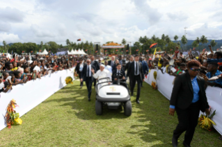 23-Apostolic Journey to Papua New Guinea: Meeting with the Faithful of the Diocese of Vanimo  