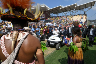 3-Viaggio Apostolico in Papua Nuova Guinea: Incontro con i Giovani 