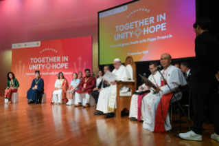 4-Viaje apostólico a Singapur: Encuentro interreligioso con los jóvenes  