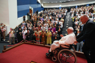 3-Viaje apostólico a Singapur: Encuentro interreligioso con los jóvenes  