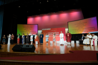 16-Viaje apostólico a Singapur: Encuentro interreligioso con los jóvenes  
