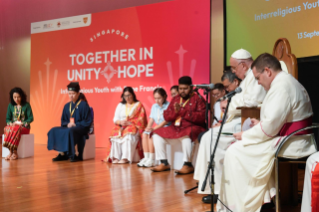 17-Viaje apostólico a Singapur: Encuentro interreligioso con los jóvenes  