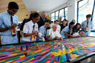 22-Viaje apostólico a Singapur: Encuentro interreligioso con los jóvenes  