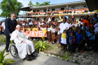 2-Apostolic Journey to Papua New Guinea: Private Meeting with a Group of Missionaries  