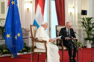 0-Voyage apostolique au Luxembourg : Rencontre avec les autorités, la société civile et le corps diplomatique